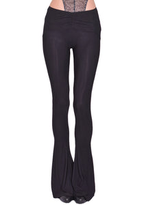 KNWLS GHOST SUPER STRETCH FLARED TROUSERS BLACK SS25 | DOSHABURI Shop