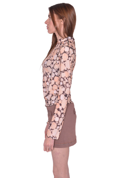 KNWLS SS25-HT0HFL HALCYON TOP HAZY FLORAL SS25 | DOSHABURI Online Shop