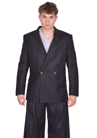 MAINA YEE BACK JACK DB JACKET BLACK FW25 | DOSHABURI Shop