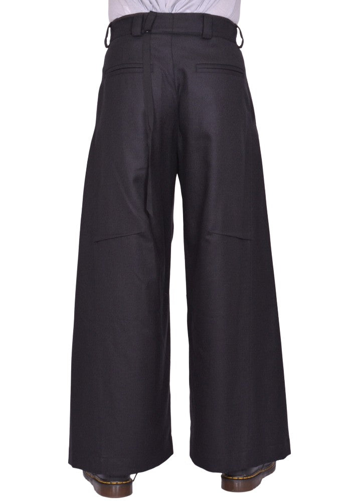 DOSHABURI通販｜MARINA YEE JULIUS WIDE-LEGGED TROUSERS BLACK FW25