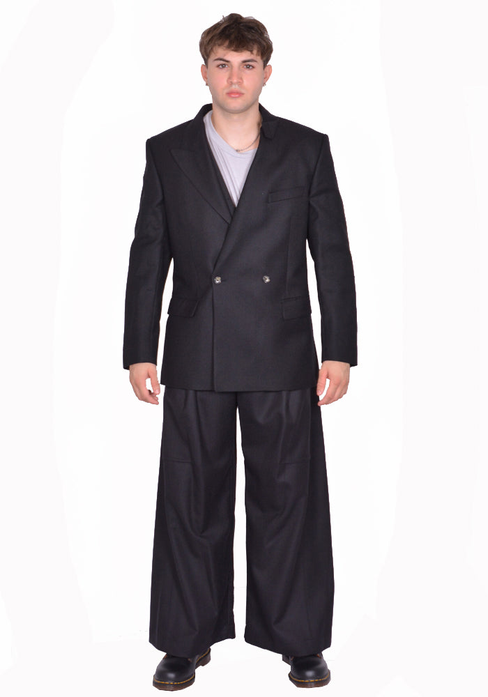 DOSHABURI通販｜MARINA YEE JULIUS WIDE-LEGGED TROUSERS BLACK FW25