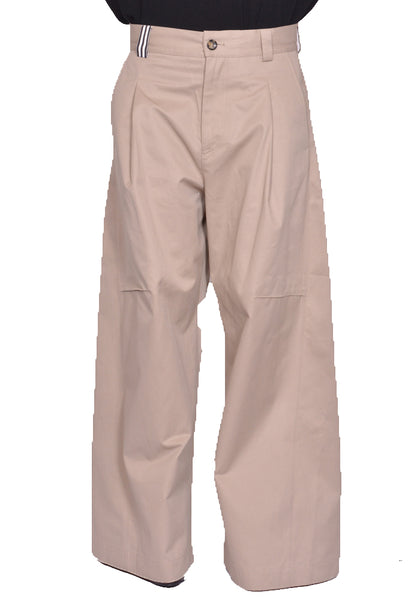 MARINA YEE JULIUS KNEE DARTS TROUSERS BEIGE SS25 | DOSHABURI Shop