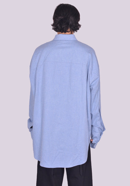 MARINA YEE MY SHIRT 9 OVERSIZED BLUE FW24 | DOSHABURI Online Shop