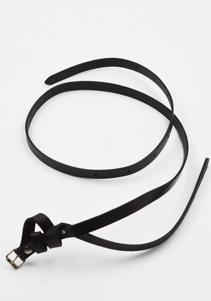 MARINA YEE U-TURN 15 ORIGAMI BELT BLACK FW25 | DOSHABURI Online Shop