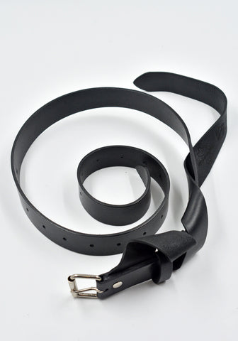 MARINA YEE U-TURN 35 ORIGAMI BELT 35MM UNISEX BLACK FW24 | DOSHABURI Online Shop