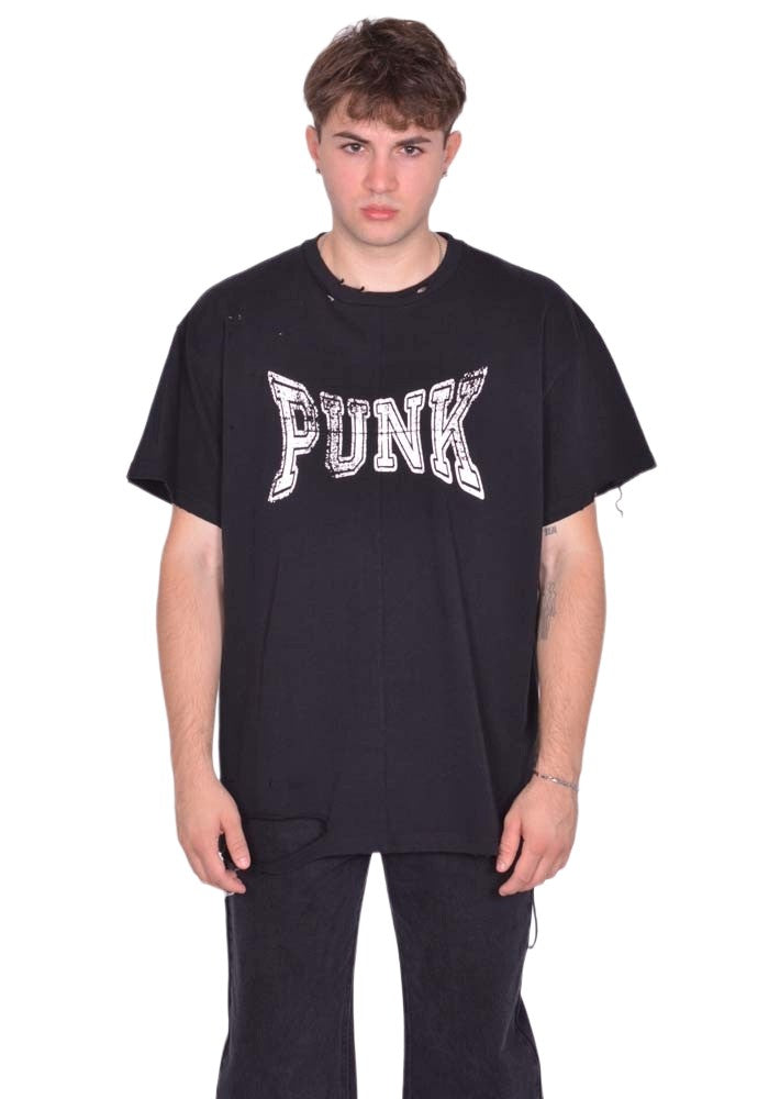 DOSHABURI通販｜MATIERES FECALES UNISEX PUNK TEE KNIT SCLERA BLACK