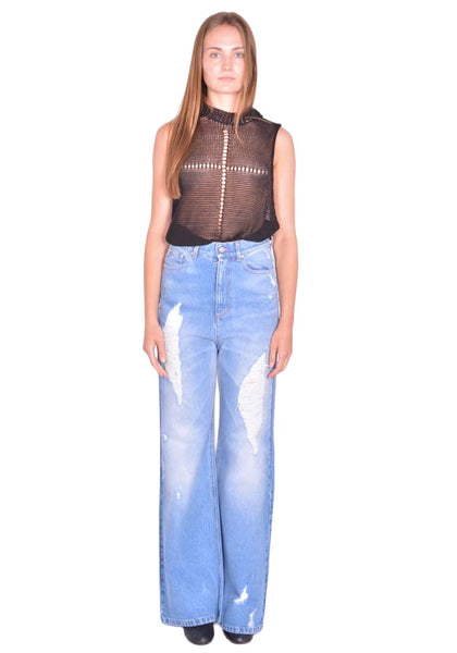 MATIERES FECALES UNISEX SLACK JEANS BLUE SS26 | DOSHABURI Shop
