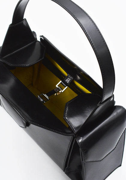 MERRYL TIELMAN BARBARA HANDBAG SHINY BLACK | DOSHABURI Shop