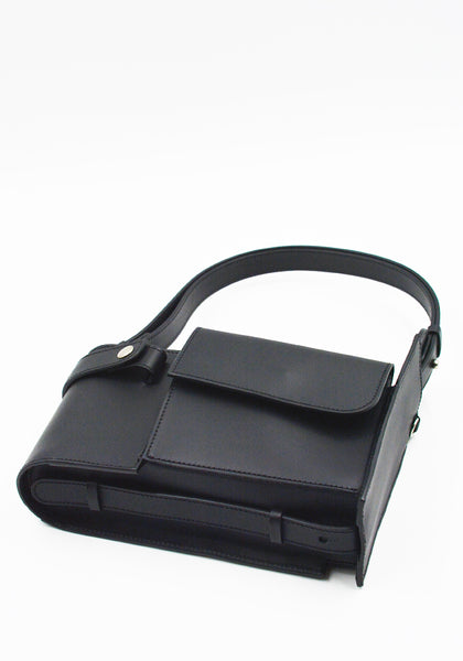 MERRYL TIELMAN LOUWRENS SHOULDER/CROSBODY BAG BLACK MATTE | DOSHABURI Shop