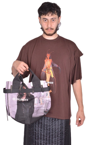 OTTOLINGER BELTED TOTE BAG PRINT FW25 | DOSHABURI Shop