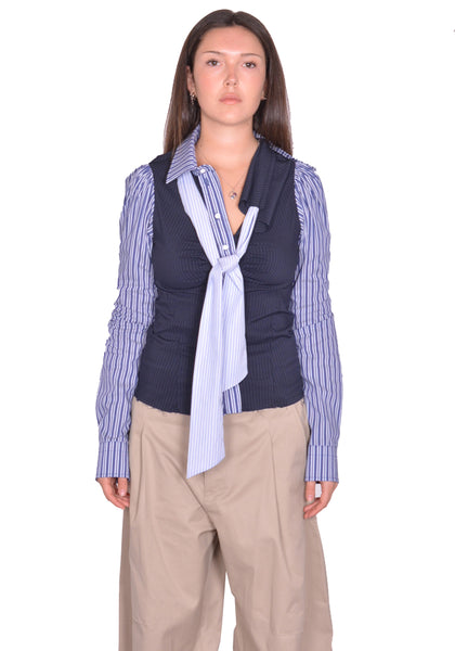 OTTOLINGER DECONSTRUCTED LAVALLIÈRE BLOUSE SS25 | DOSHABURI Shop