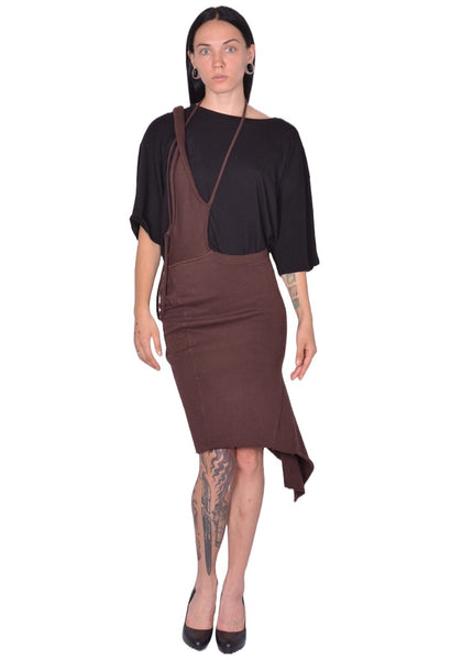 OTTOLINGER JERSEY PENCIL SKIRT BROWN FW25 | DOSHABURI Online Shop