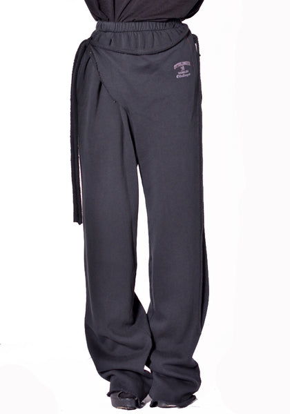 OTTOLINGER 115-205315-01 UNISEX OTTO WRAP SWEATS BLACK FW2026 | DOSHABURI Shop 
