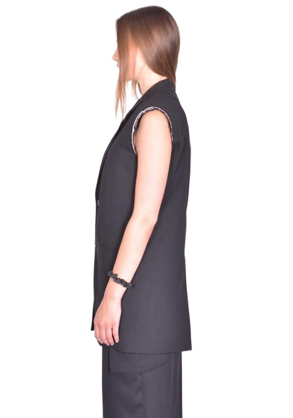 RICK OWENS CONCORDIAN JACKET BLACK SS26 | DOSHABURI Shop