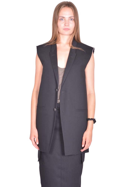RICK OWENS CONCORDIAN JACKET BLACK SS26 | DOSHABURI Shop