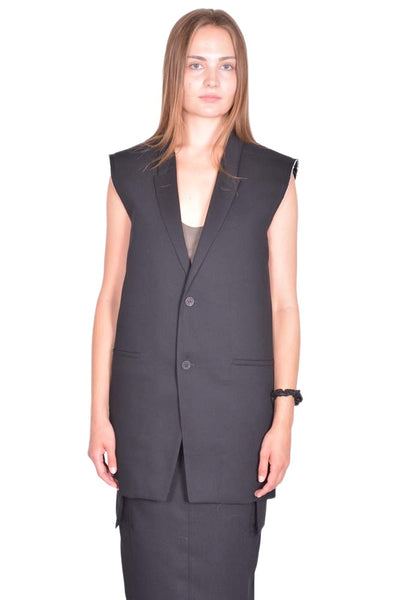 RICK OWENS CONCORDIAN JACKET BLACK SS26 | DOSHABURI Shop