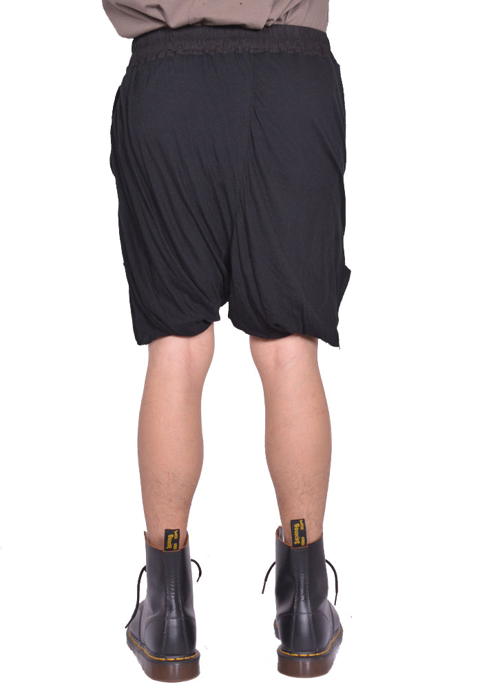 DOSHABURI通販｜RICK OWENS MEN DOUBLE LONG BOXER SHORTS BLACK SS25