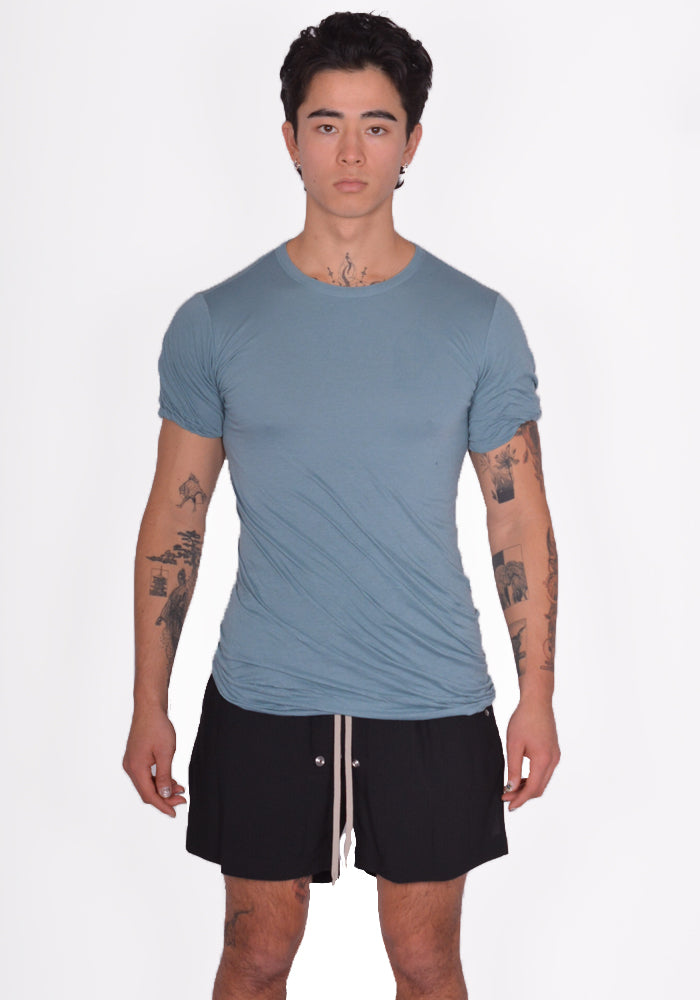 DOSHABURI通販｜RICK OWENS DOUBLE LAYERED T-SHIRT MOUTHWASH SS25 