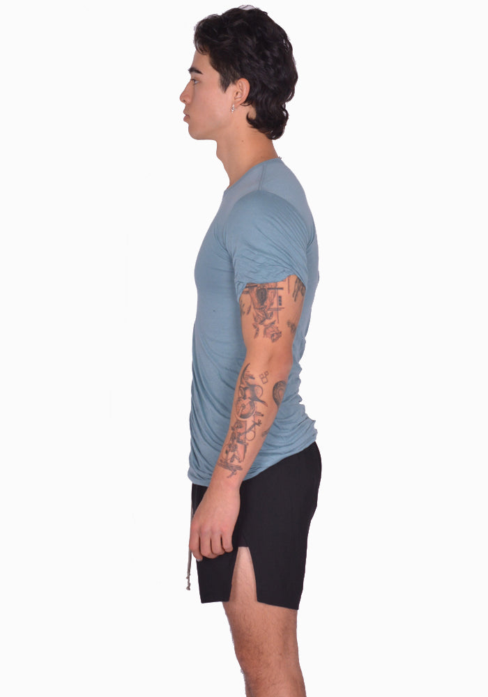 DOSHABURI通販｜RICK OWENS DOUBLE LAYERED T-SHIRT MOUTHWASH SS25 