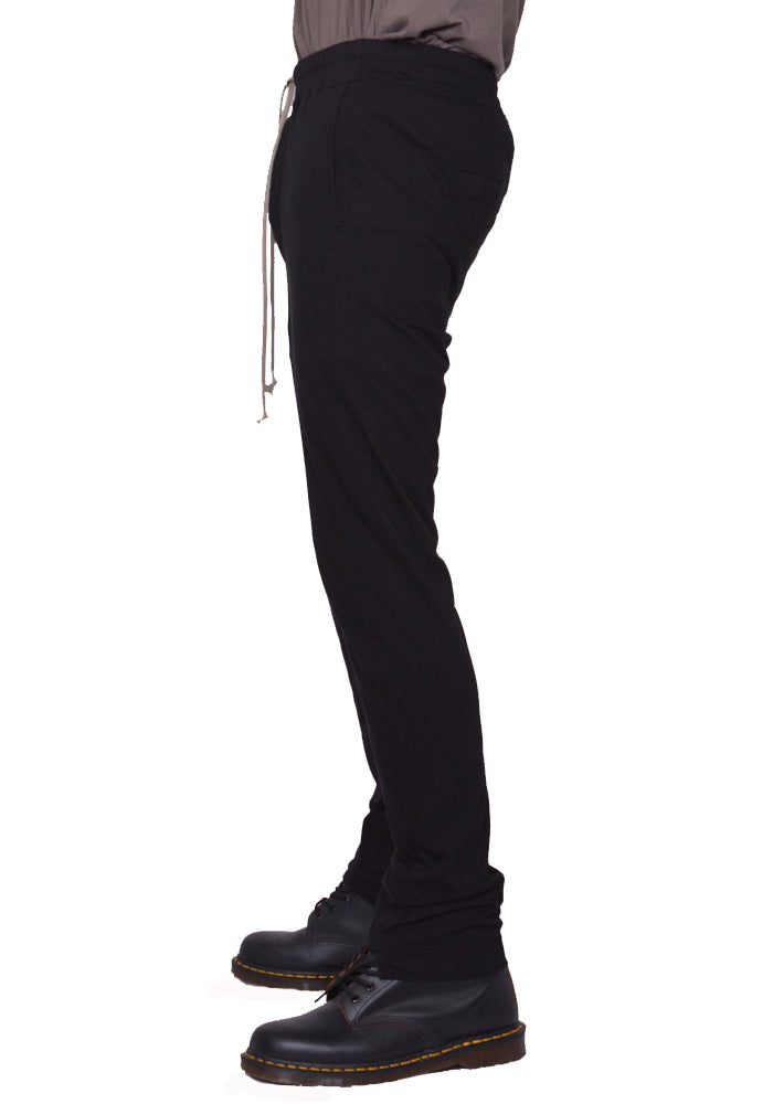 RICK OWENS DRKSHDW BERLIN DRAWSTRING PANT BLACK SS26 | DOSHABURI Shop