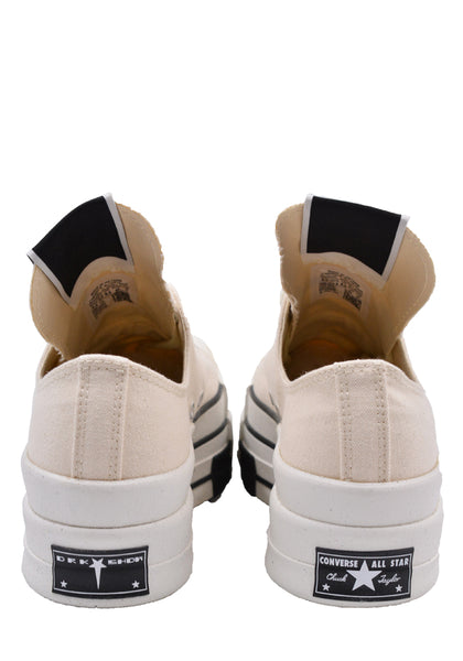 RICK OWENS DRKSHDW CONVERSE DC02CX955 A04R1 DBL DRKSTAR OX SNEAKERS CHUCK 70 NATURAL FW23 | DOSHABURI Online Shop