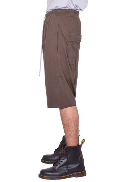 RICK OWENS DRKSHDW DRAWSTRING SHORTS DARK DUST SS26 | DOSHABURI Shop