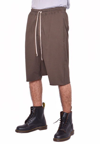 RICK OWENS DRKSHDW DRAWSTRING SHORTS DARK DUST SS26 | DOSHABURI Shop
