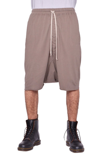 RICK OWENS DRKSHDW DRAWSTRING SHORTS DUST SS26 | DOSHABURI Shop