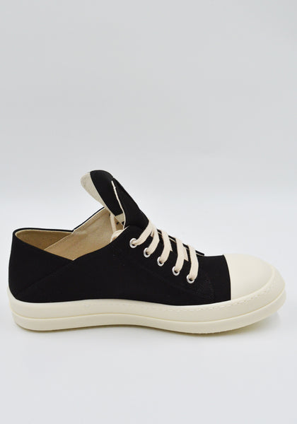 RICK OWENS DRKSHDW HOLLYWOOD LOW SNEAKERS BLACK SS25 | DOSHABURI Shop