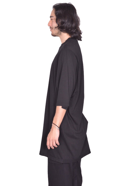 RICK OWENS DRKSHDW JUMBO T-SHIRT BLACK SS25 | DOSHABURI Online Shop