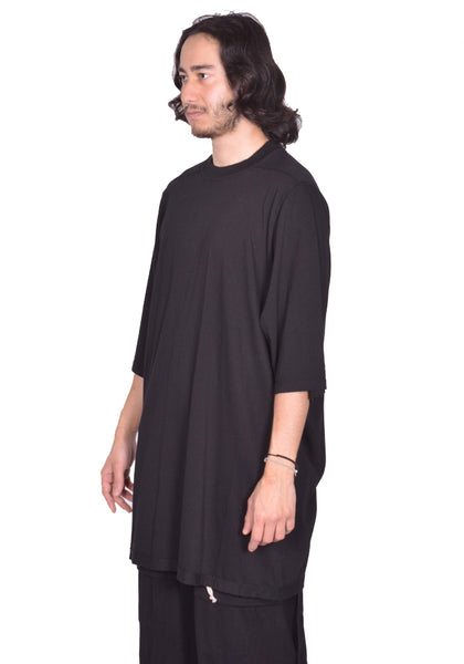 RICK OWENS DRKSHDW JUMBO T-SHIRT BLACK SS25 | DOSHABURI Online Shop