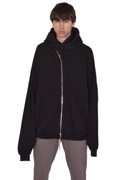 RICK OWENS DRKSHDW MOUNNTAIN HUN HOODIE BLACK SS26 | DOSHABURI Shop