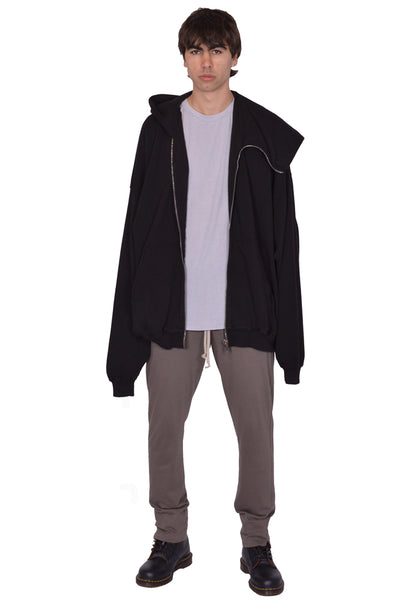 RICK OWENS DRKSHDW MOUNNTAIN HUN HOODIE BLACK SS26 | DOSHABURI Shop