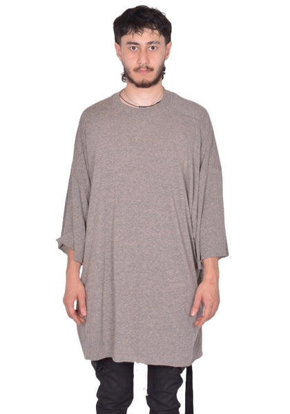 RICK OWENS DRKSHDW TOMMY T-SHIRT MELANGE GREY FW25 | DOSHABURI Shop