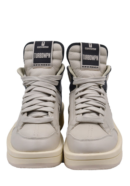 RICK OWENS DRKSHDW X CONVERSE TURBOWPN SNEAKERS OYSTER/BLACK FW23  | DOSHABURI Online Shop