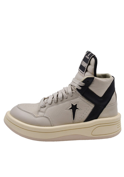 RICK OWENS DRKSHDW X CONVERSE TURBOWPN SNEAKERS OYSTER/BLACK FW23  | DOSHABURI Online Shop