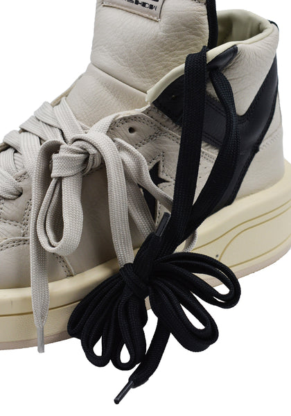 RICK OWENS DRKSHDW X CONVERSE TURBOWPN SNEAKERS OYSTER/BLACK FW23  | DOSHABURI Online Shop