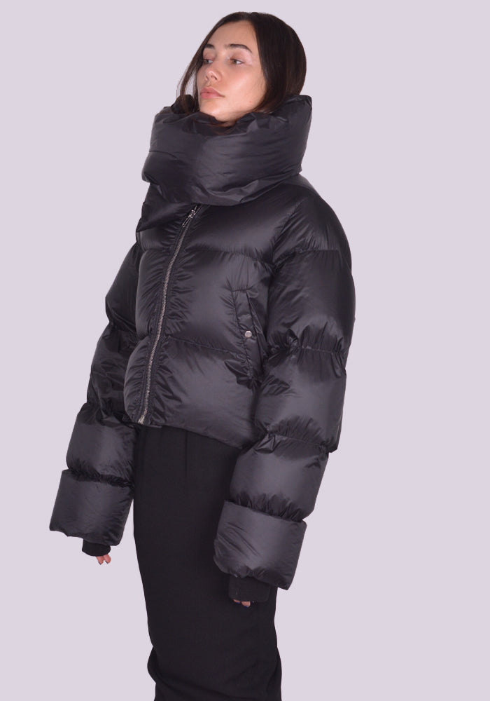 DOSHABURI通販 | RICK OWENS FUNNEL DOWN JACKET BLACK FW24 DOSHABURI通販 | RICK OWENS FUNNEL DOWN JACKET BLACK FW24