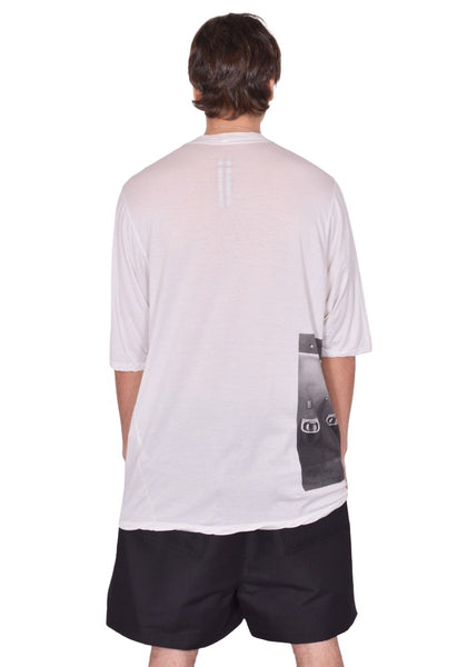RICK OWENS JUMBO T-SHIRT MILK WASH SS26 | DOSHABURI Online Shop