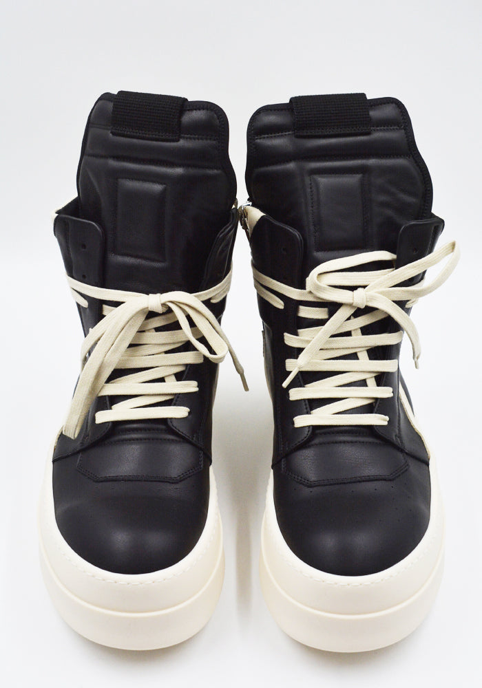 DOSHABURI通販｜RICK OWENS MEGA BUMPER GEOBASKET SNEAKERS BLACK
