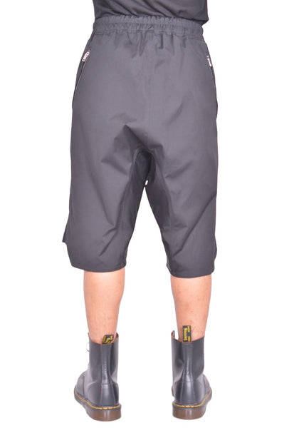 RICK OWENS MEN BASKET SWINGERS SHORTS BLACK FW26 | DOSHABURI Shop