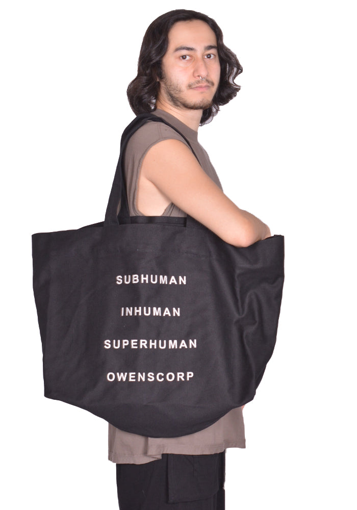 DOSHABURI通販｜RICK OWENS MEN BEACH BAG BLACK PRINT SS25