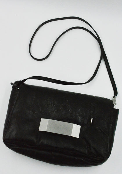 RICK OWENS MEN BIG PILLOW GRIFFIN BAG BLACK | DOSHABURI Online Shop