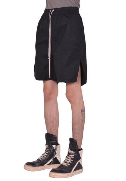 RICK OWENS MEN BOXER SHORTS COTTON BLACK SS26 | DOSHABURI Shop