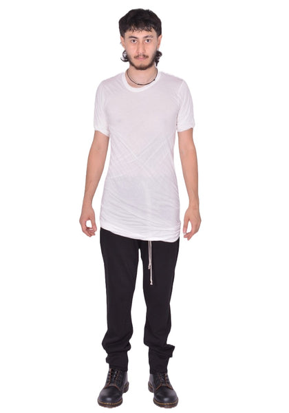 RICK OWENS MEN DOUBLE DOUBLE LAYERED T-SHIRT MILKFW25 | DOSHABURI Shop