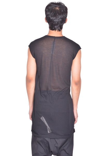RICK OWENS MEN DYLAN T-SHIRT BLACK FW26 | DOSHABURI Online Shop