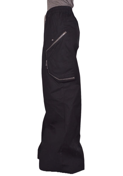 RICK OWENS MEN HEIZER BELAS PANTS BLACK SS26 | DOSHABURI Online Shop