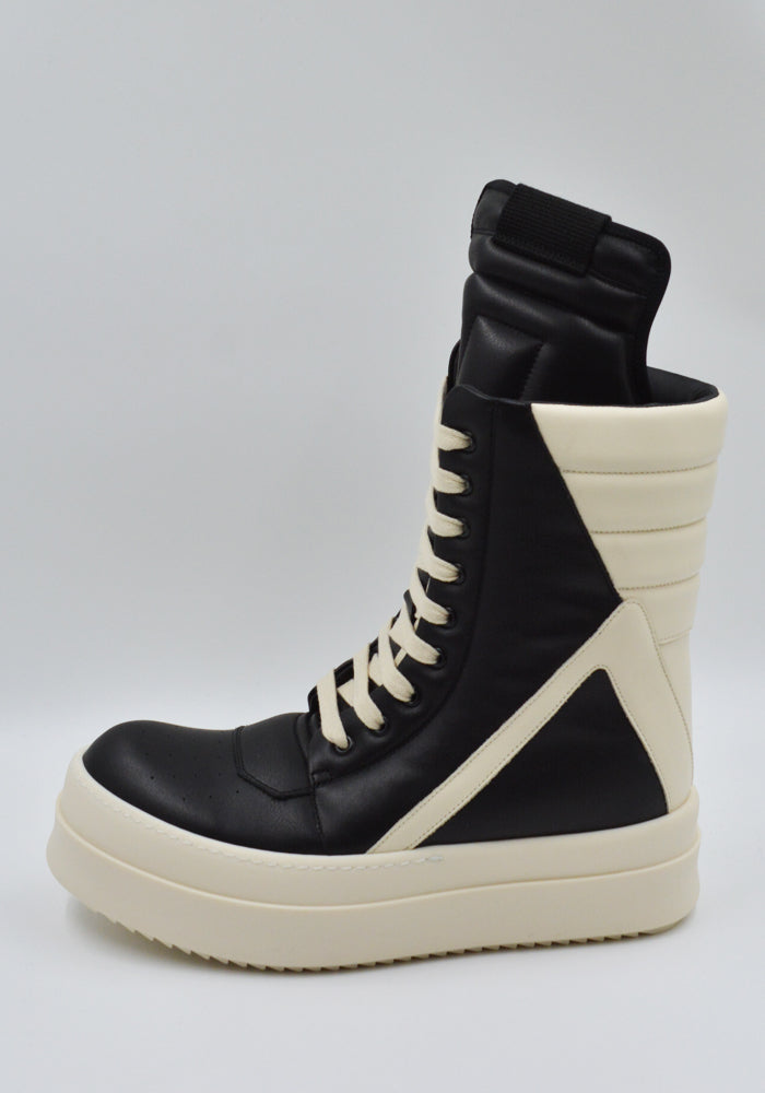 DOSHABURI通販｜RICK OWENS MEN MEGA GEOBASKET SNEAKERS BLACK