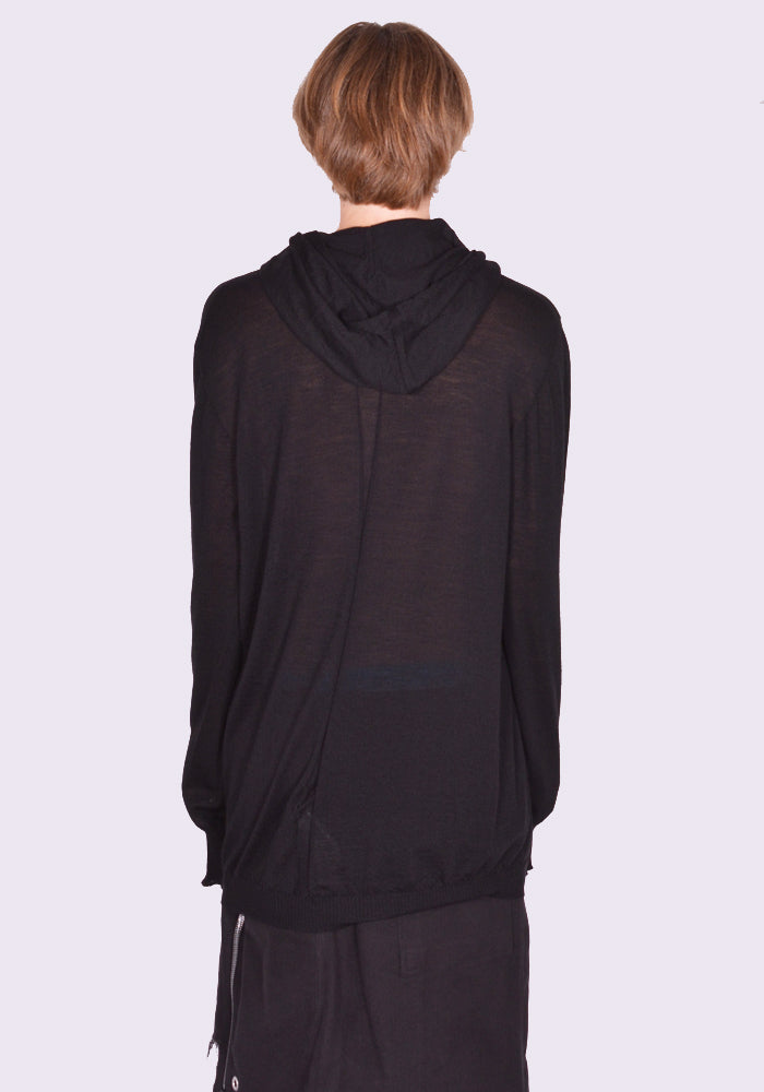 大量入荷 HOODED リックオウエンス通販｜OVERSIZED KNIT BLACK SWEATER その他