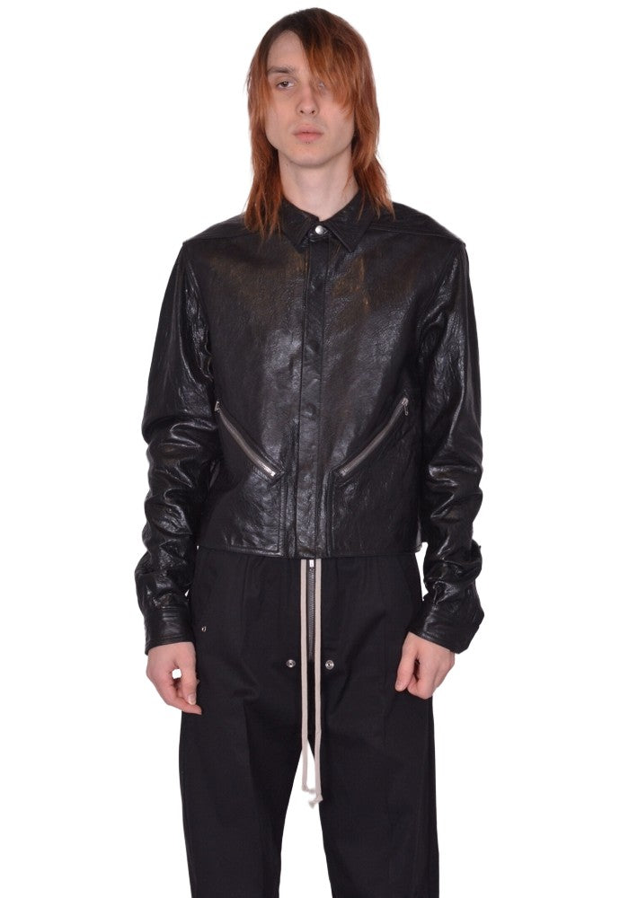 DOSHABURI通販｜RICK OWENS MEN TOUR ALICE SHIRT JACKET BLACK SS26